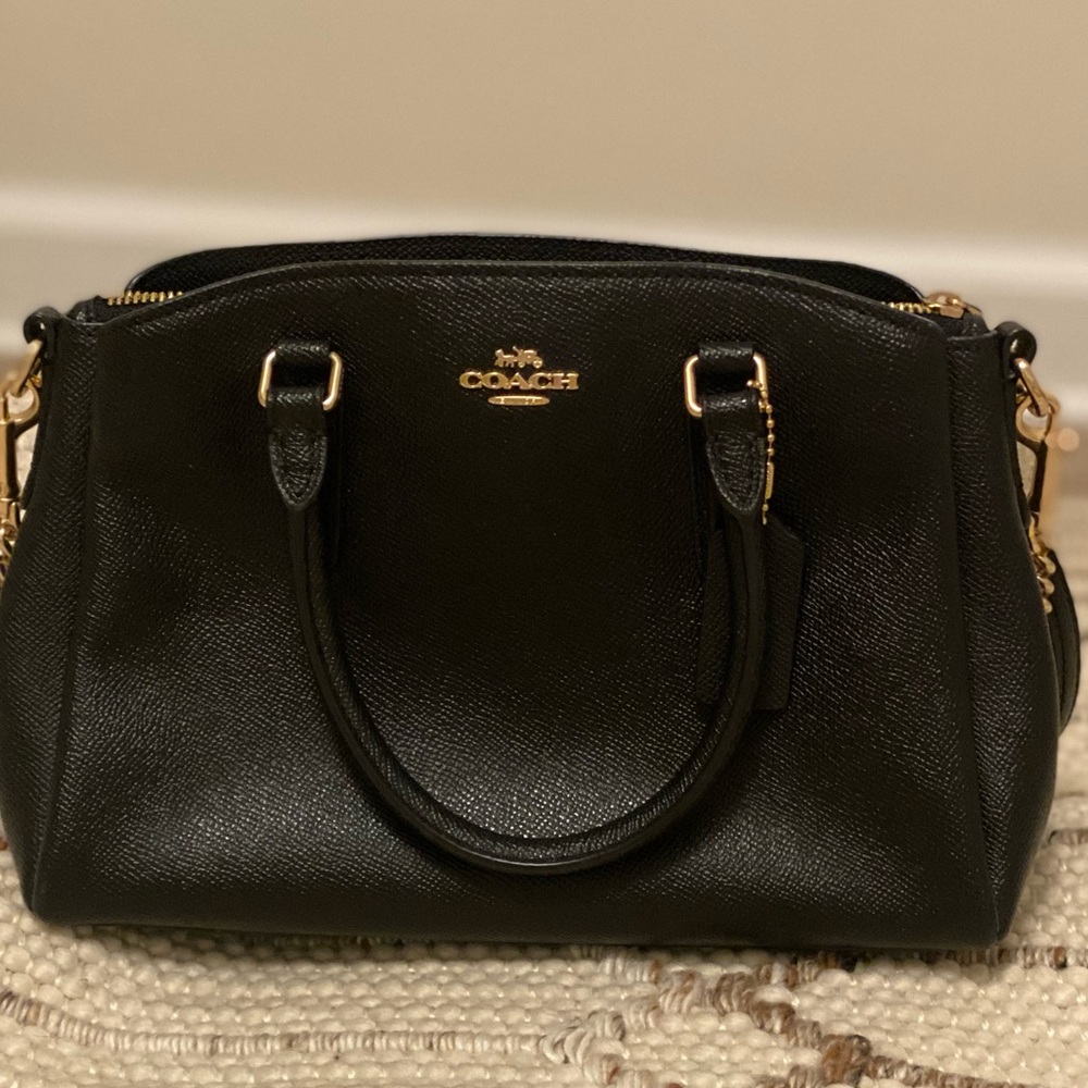 Women’s little mini coach carrier black